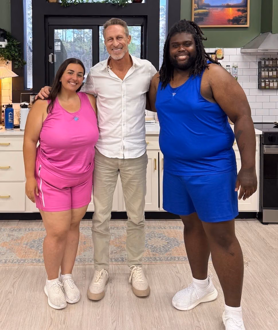 Mark Hyman with Tre and Sara