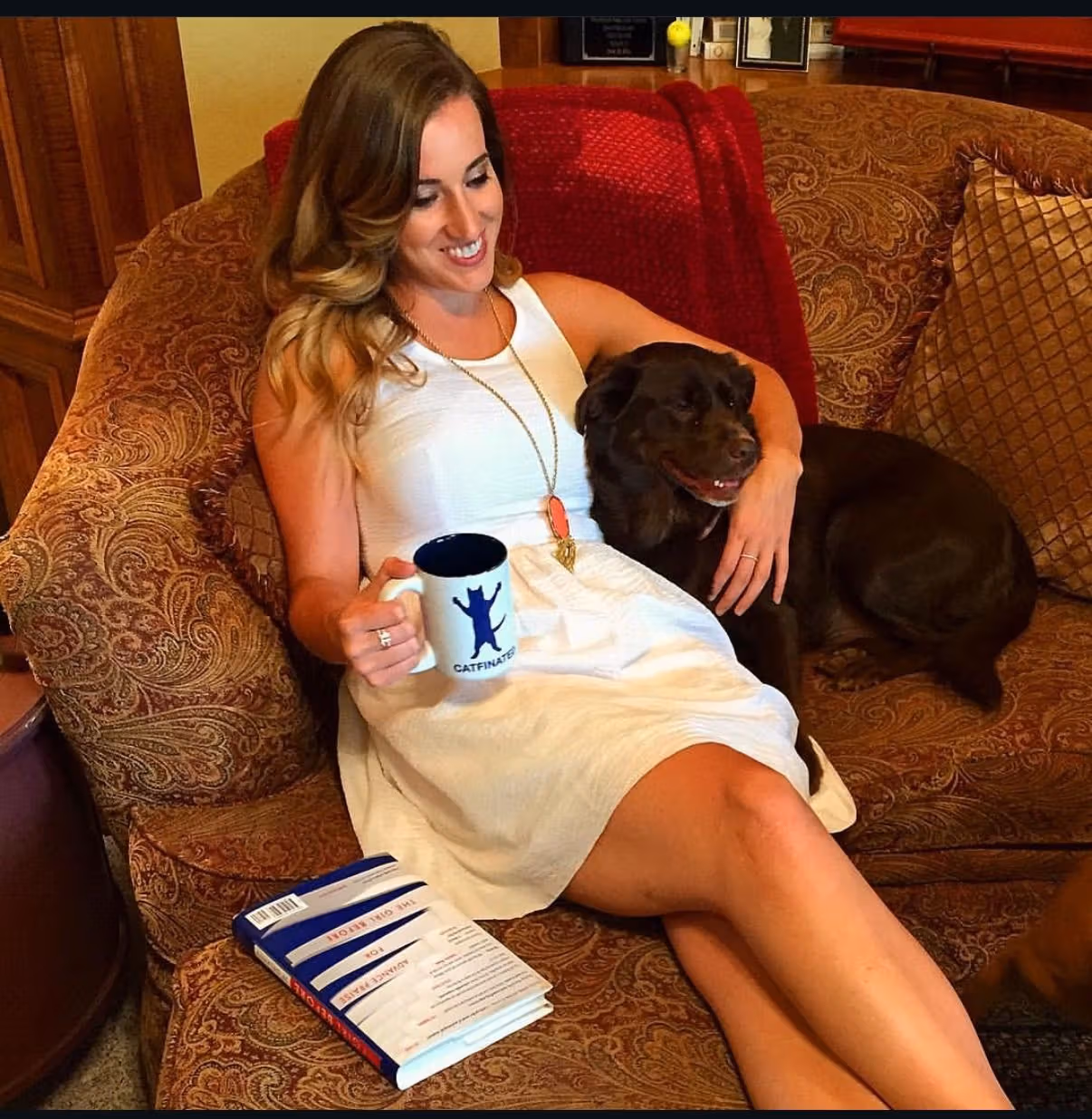 Holly smiling during her Function story feature.